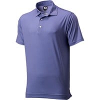 FootJoy Men's Dot Geo Print Golf Polo, Purple/White