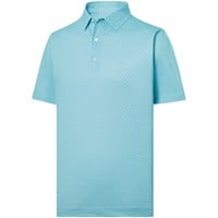 FootJoy Men's Dot Geo Print Golf Polo, Light Green