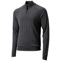 FootJoy Men's Drop Needle Lined Golf Wind Sweater, Charcoal