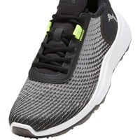 Puma Men's Fusion Crush Sport Golf Shoes, Black/Light Green