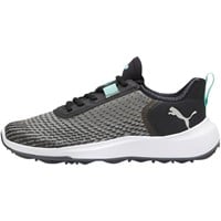 Puma Women's Fusion Crush Sport Golf Shoes, Black/Light Green