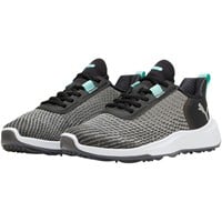 Puma Women's Fusion Crush Sport Golf Shoes, Black/Light Green