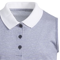 adidas Junior Sleeveless Golf Polo, Navy
