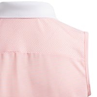 adidas Junior Sleeveless Golf Polo, Pink