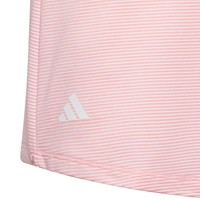 adidas Junior Sleeveless Golf Polo, Pink