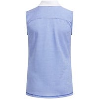 adidas Junior Sleeveless Golf Polo, Royal