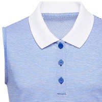adidas Junior Sleeveless Golf Polo, Royal