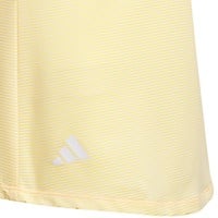 adidas Junior Sleeveless Golf Polo, Yellow