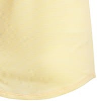 adidas Junior Sleeveless Golf Polo, Yellow