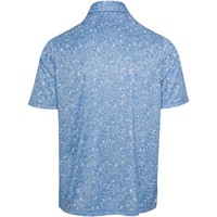 Greg Norman Men's Marble Shark ML75 Golf Polo, Light Blue