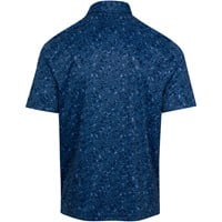Greg Norman Men's Marble Shark ML75 Golf Polo, Navy