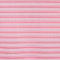 Greg Norman Men's ML75 Recycled Microlux Three Tone Stripe Golf Polo, Coral