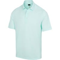 Greg Norman Men's ML75 Recycled Microlux Flag Golf Polo, Teal