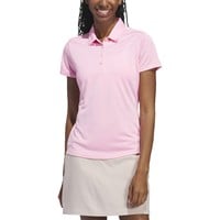adidas Women's Performance Golf Polo, Light Pink
