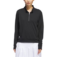 adidas Women's Ultimate365 1/4 Zip Golf Pullover, Black