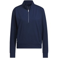 adidas Women's Ultimate365 1/4 Zip Golf Pullover, Navy