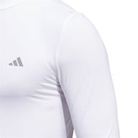 adidas Men's Baselayer Golf Shirt, White