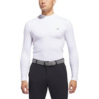 adidas Men's Baselayer Golf Shirt, White
