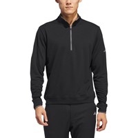 adidas Men's Lightweight 1/2 Zip Golf Pullover, Black