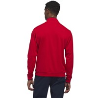 adidas Men's Lightweight 1/2 Zip Golf Pullover, Red