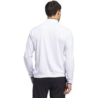 adidas Men's Lightweight 1/2 Zip Golf Pullover, White