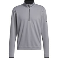 adidas Men's Lightweight 1/2 Zip Golf Pullover, Grey
