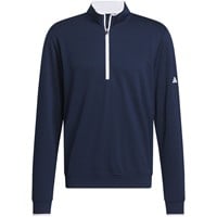 adidas Men's Lightweight 1/2 Zip Golf Pullover, Navy