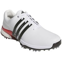 adidas Men's Tour360 24 Boost Golf Shoes, White/Black/Red