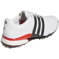 adidas Men's Tour360 24 Boost Golf Shoes, White/Black/Red