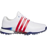 adidas Men's Tour360 24 Boost Golf Shoes, White/Red/Blue