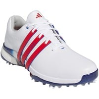 adidas Men's Tour360 24 Boost Golf Shoes, White/Red/Blue