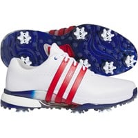 adidas Men's Tour360 24 Boost Golf Shoes, White/Red/Blue