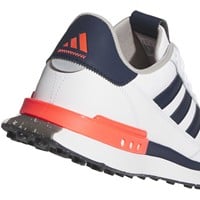 adidas Men's S2G 24 Leather Golf Shoes, White/Dark Blue