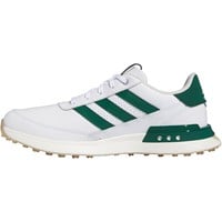 adidas Men's S2G 24 Leather Golf Shoes, White/Green