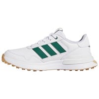 adidas Junior S2G 24 SL Golf Shoes, White/Green