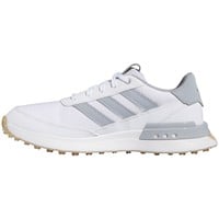adidas Junior S2G 24 SL Golf Shoes, White/Silver