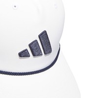 adidas Tour Five-Panel Rope Golf Hat, White