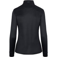 Greg Norman Womens Clubhouse Heathered 1/4 Zip Golf Pullover, Black