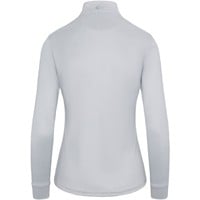 Greg Norman Womens Clubhouse Heathered 1/4 Zip Golf Pullover, Light Grey