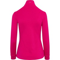 Greg Norman Womens Clubhouse Heathered 1/4 Zip Golf Pullover, Pink