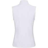 Greg Norman Women's Ottoman Rib Mock Golf Vest, White