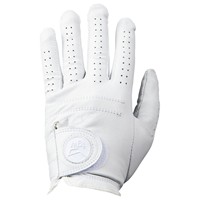 TGW Women's Tour Cabretta Golf Glove, White/White