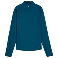 Puma Women's You-V 1/4 Zip Golf Pullover, Blue