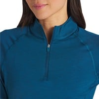 Puma Women's You-V 1/4 Zip Golf Pullover, Blue