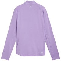 Puma Women's You-V 1/4 Zip Golf Pullover, Lavender