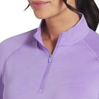 Puma Women's You-V 1/4 Zip Golf Pullover, Lavender