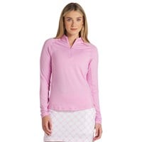 Puma Women's You-V 1/4 Zip Golf Pullover, Light Pink