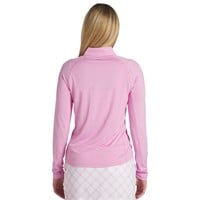 Puma Women's You-V 1/4 Zip Golf Pullover, Light Pink