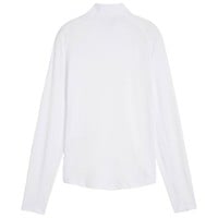 Puma Women's You-V 1/4 Zip Golf Pullover, White