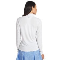 Puma Women's You-V 1/4 Zip Golf Pullover, White